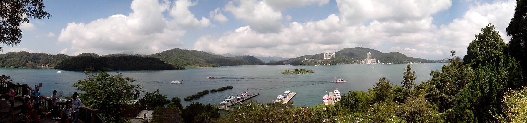 台湾日月潭全景